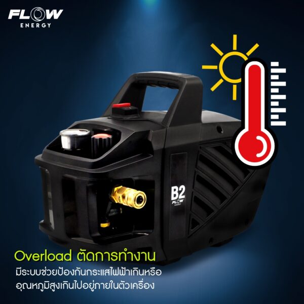 เครื่องฉีดน้ำแรงดันสูง FLOW รุ่น B2 EXTRA