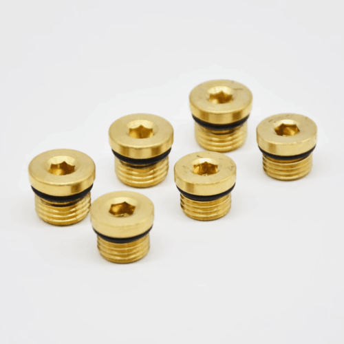 Copper valve cap Set M6,M9