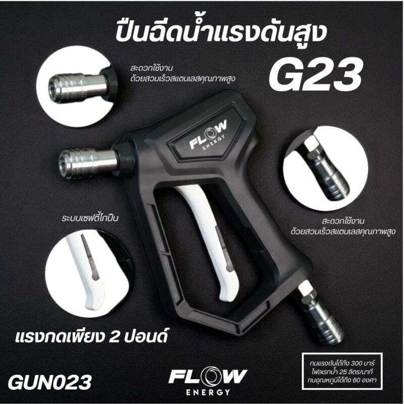 ปืนฉีดน้ำแรงดันสูงรุ่น GUN023 - Image 2