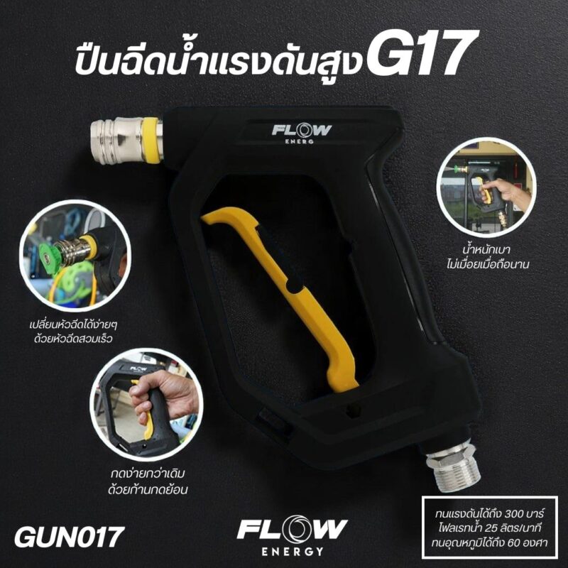 ปืนฉีดน้ำแรงดันสูงรุ่น GUN017 - Image 2