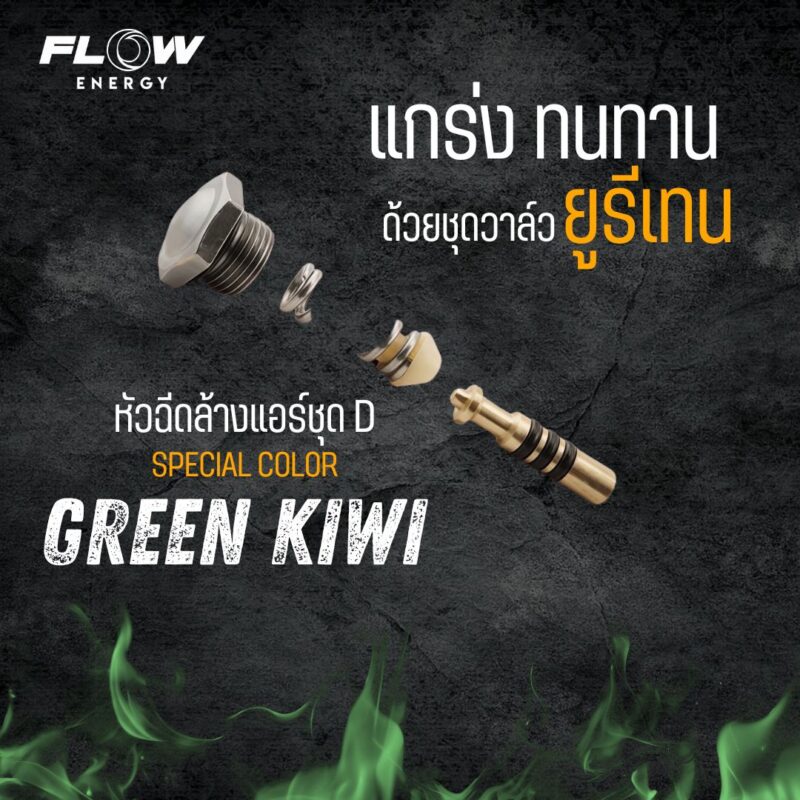 GNZ1001 : หัวฉีดล้างแอร์ชุด New D Special Color “GREEN” - Image 4