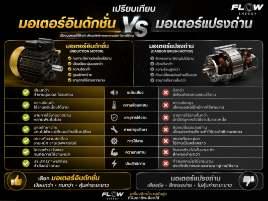 มอเตอร์อินดักชั่น เครื่องฉีดน้ำแรงดันสูง