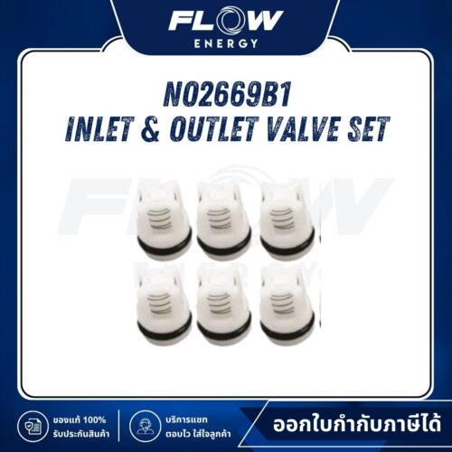 M6, M9, B1 Inlet & Outlet Valve Set : NO2669B1