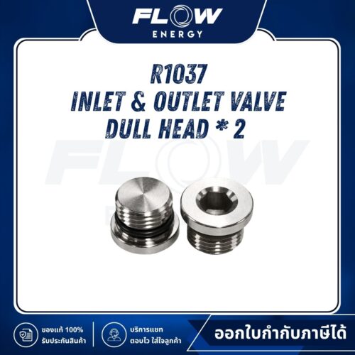 R1 Inlet & Outlet Valve Dull Head *2 : R1037